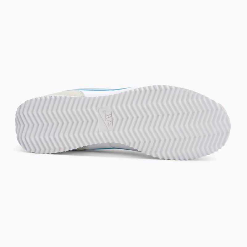 Nike Cortez women's shoes white/light armory blue 4