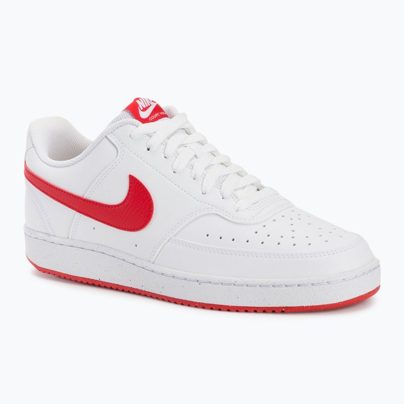 Men's Nike Court Vision Low Next Nature white/university red shoes