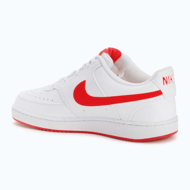 Men's Nike Court Vision Low Next Nature white/university red shoes 3