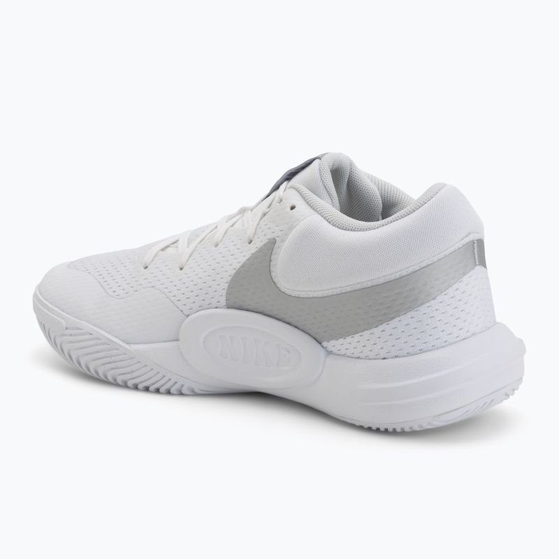 Volleyball shoes Nike Hyperquick Court Flight white/photon dust/metallic silver 3