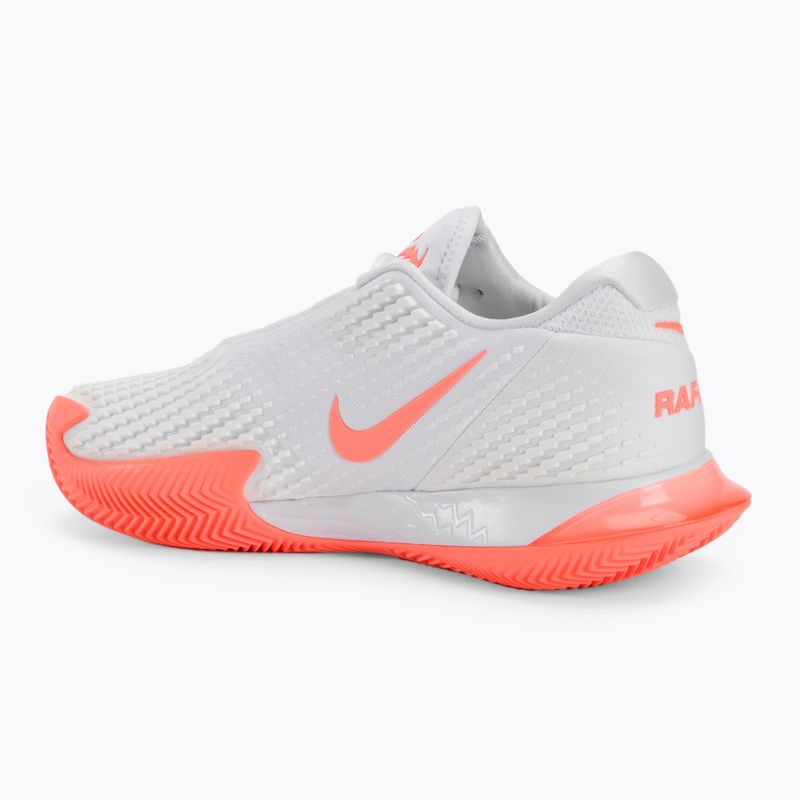 Men's tennis shoes Nike Air Zoom Vapor Cage 4 Rafa Clay white/white/bright mango 3