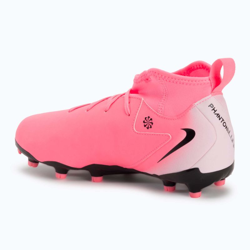 Nike Phantom Luna II Academy FG/MG Junior sunset pulse / black children's football boots 3