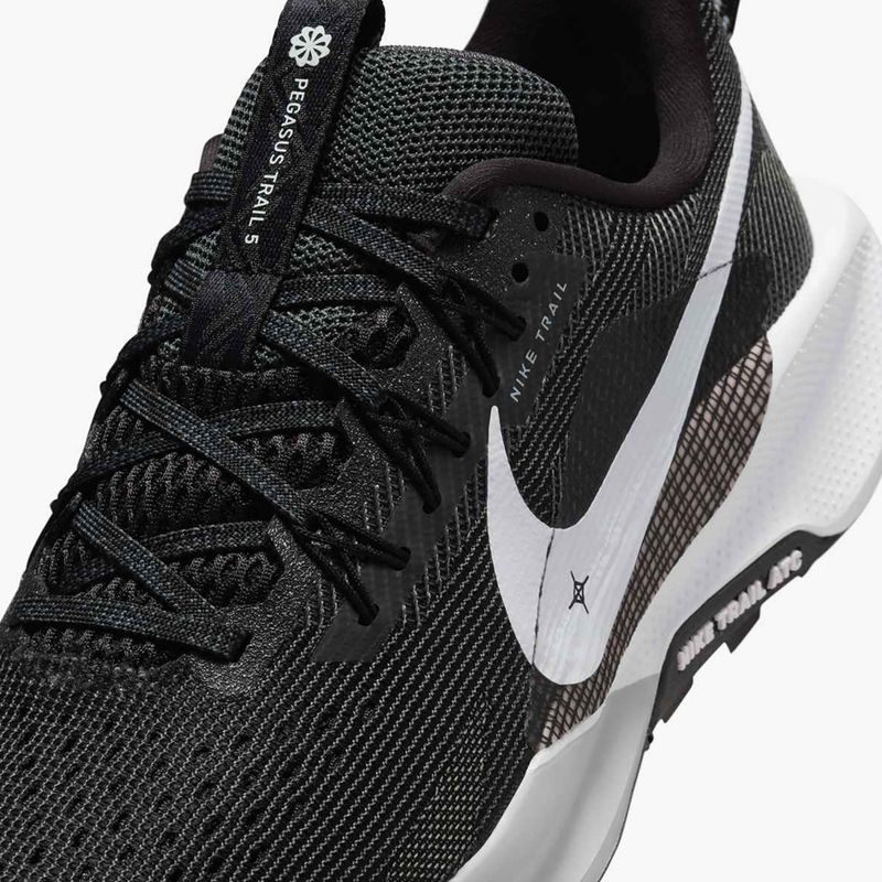 Women's running shoes Nike Pegasus Trail 5 black / white / anthracite / wolf grey 12