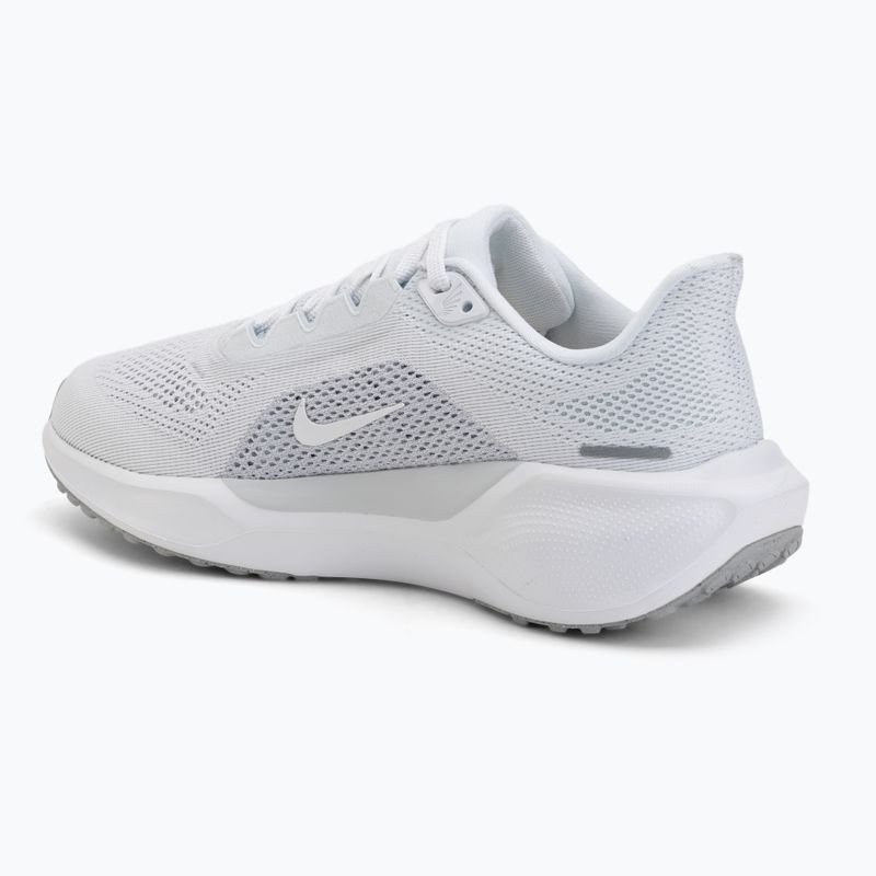 Women's running shoes Nike Pegasus 41 white/pure platinum/white 3