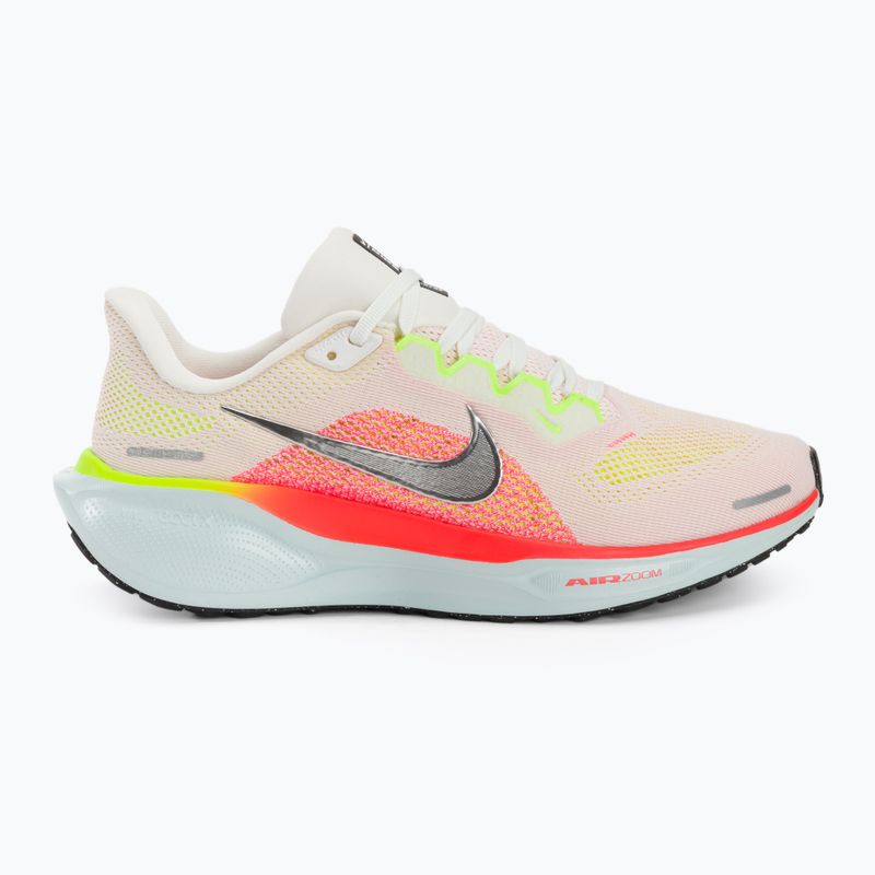 Nike Pegasus 41 summit white/bright crimson/glacier blue/chrome women's running shoes 2