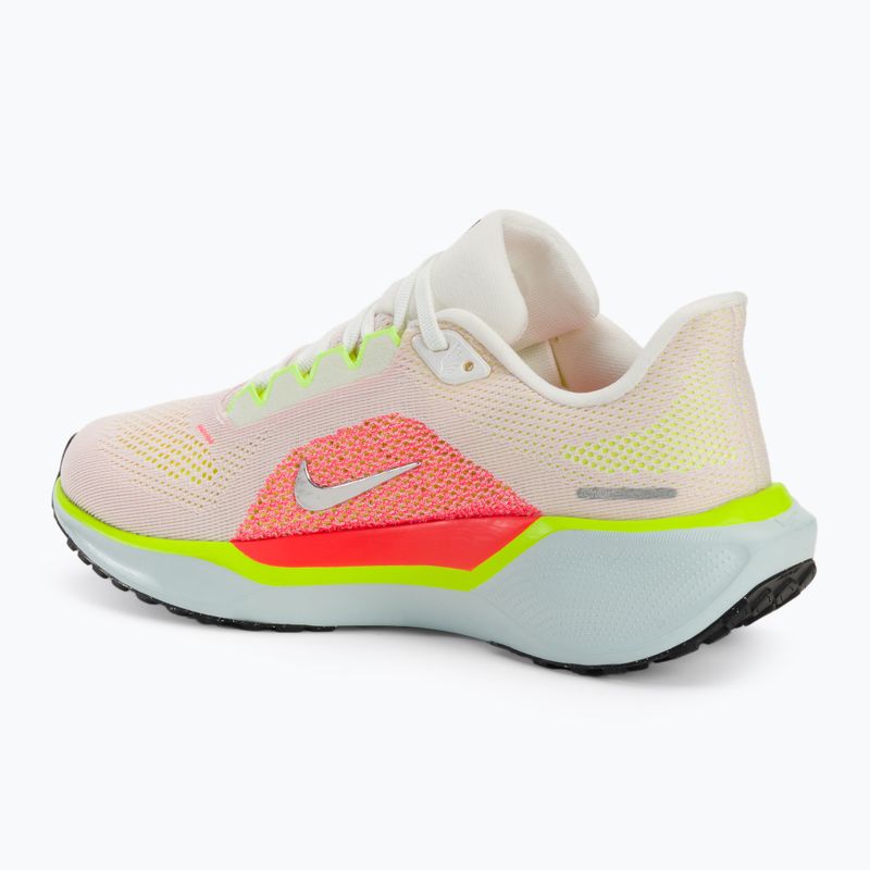 Nike Pegasus 41 summit white/bright crimson/glacier blue/chrome women's running shoes 3