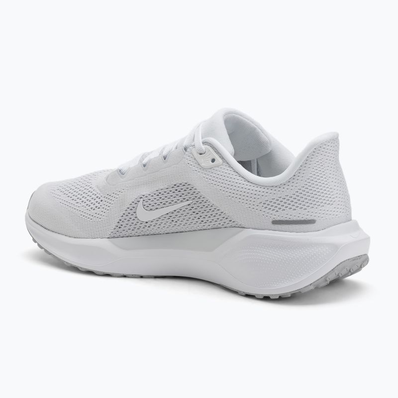 Men's running shoes Nike Pegasus 41 white / white / pure platinum 3