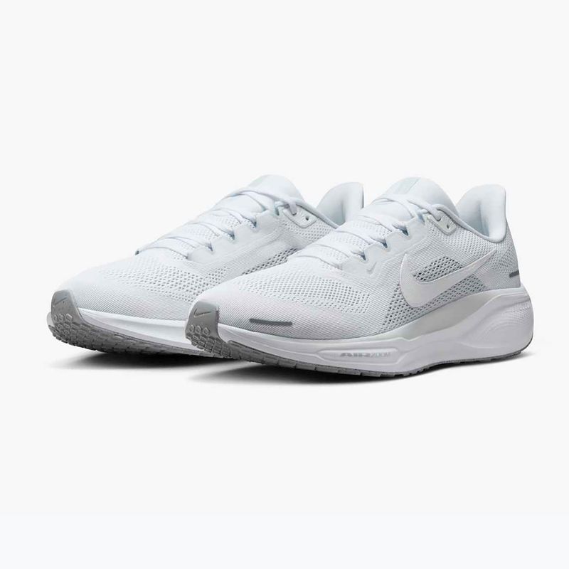 Men's running shoes Nike Pegasus 41 white / white / pure platinum 10
