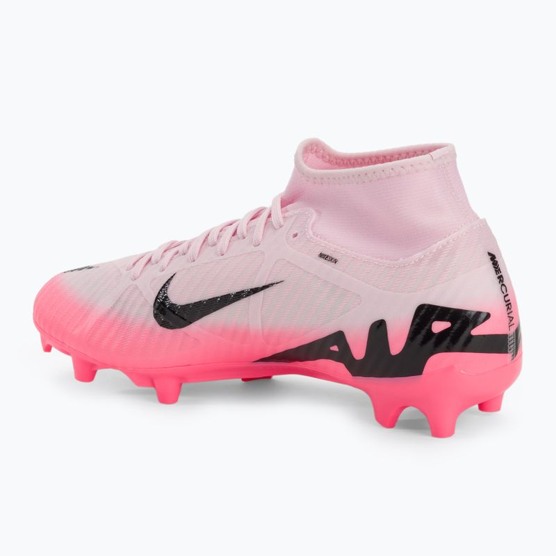 Football boots Nike Zoom Mercurial Superfly 9 Academy FG/MG pink foam / black 3