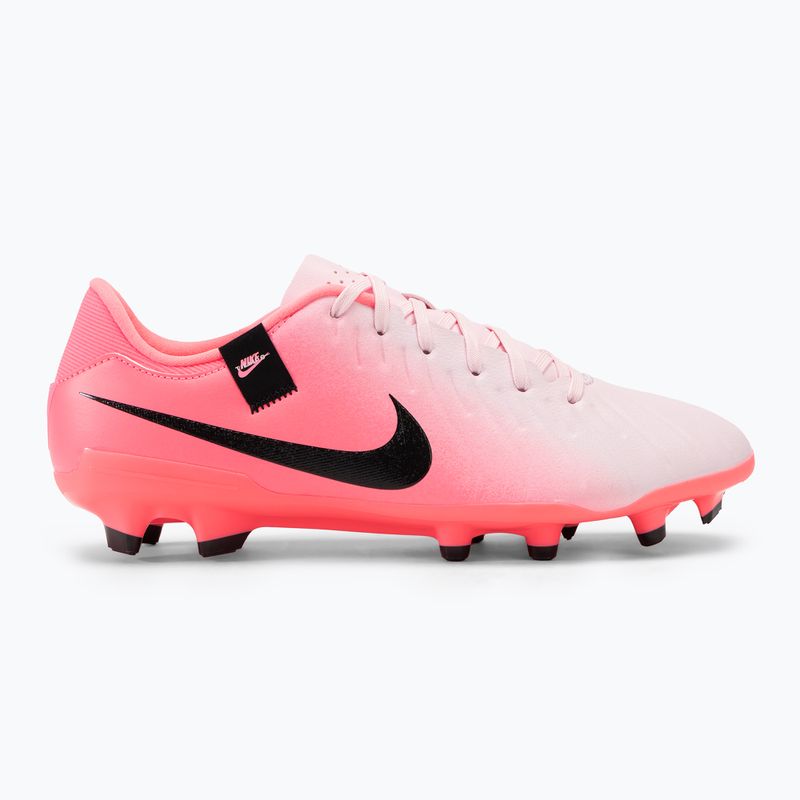 Nike Legend 10 Academy FG pink foam/black football boots 2