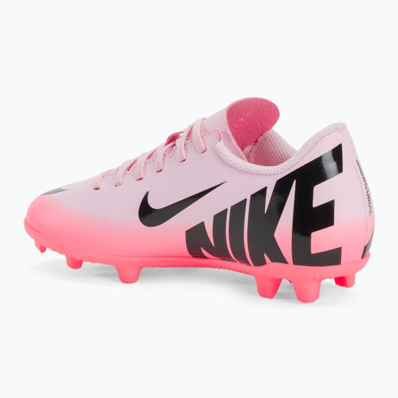 Nike Mercurial Vapor 15 Club FG/MG pink foam/black children's football boots 3