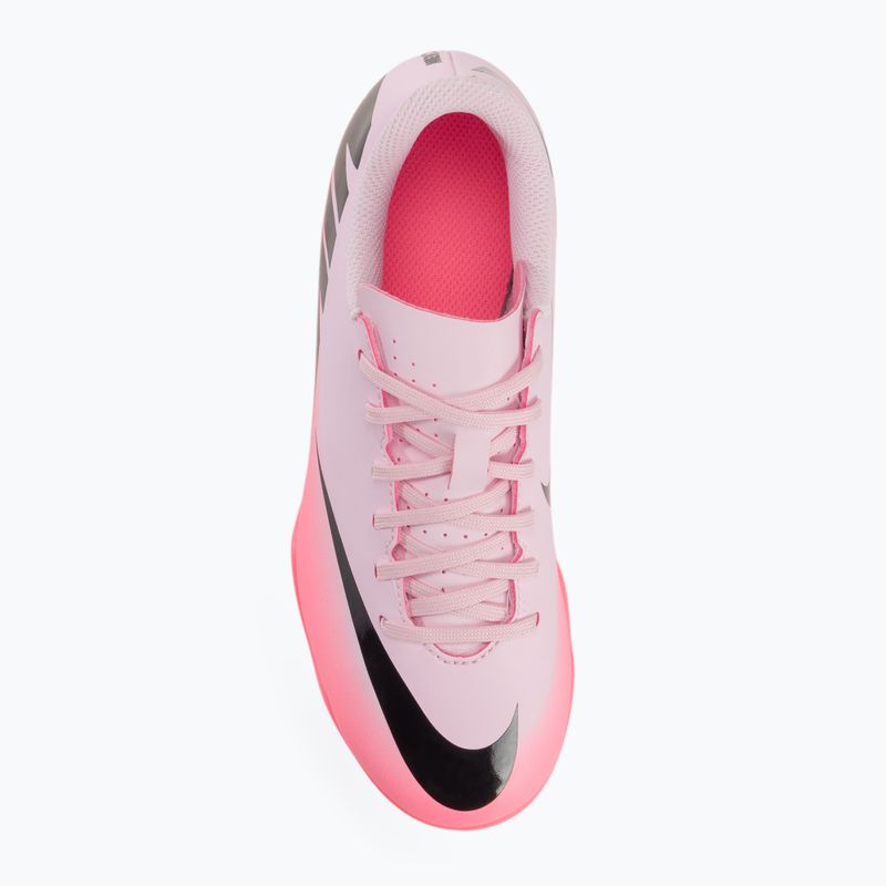 Nike Mercurial Vapor 15 Club FG/MG pink foam/black children's football boots 5