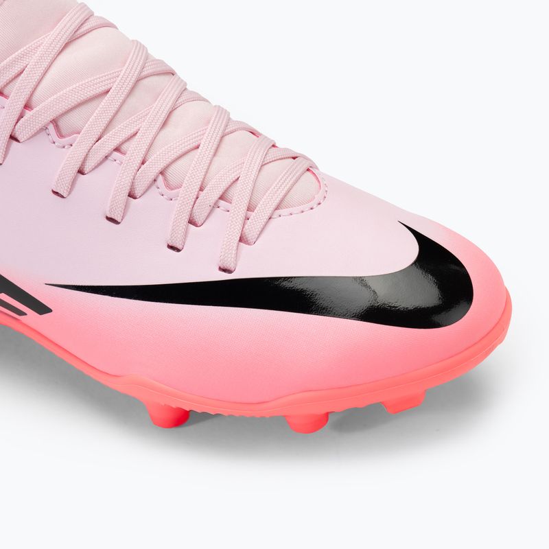 Nike Mercurial Superfly 9 Club FG/MG Junior pink foam/black children's football boots 7