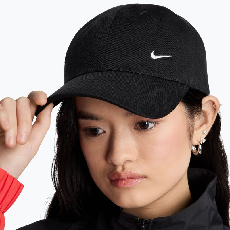 Baseball cap Nike Club Unstructured black/sail 4