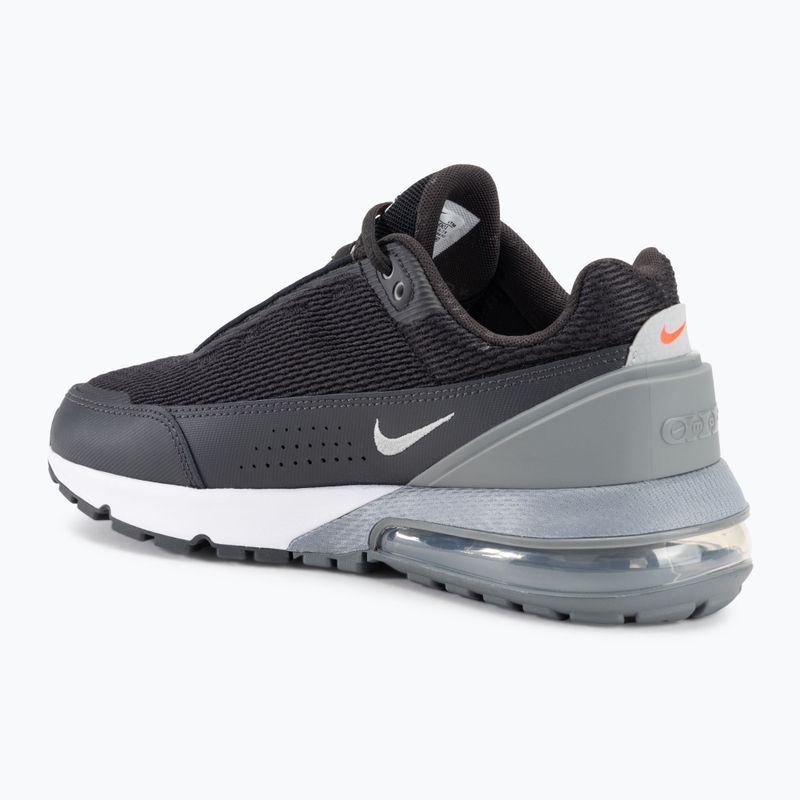 Men's Nike Air Max Pulse black/smoke grey/anthracite/bright crismon shoes 3