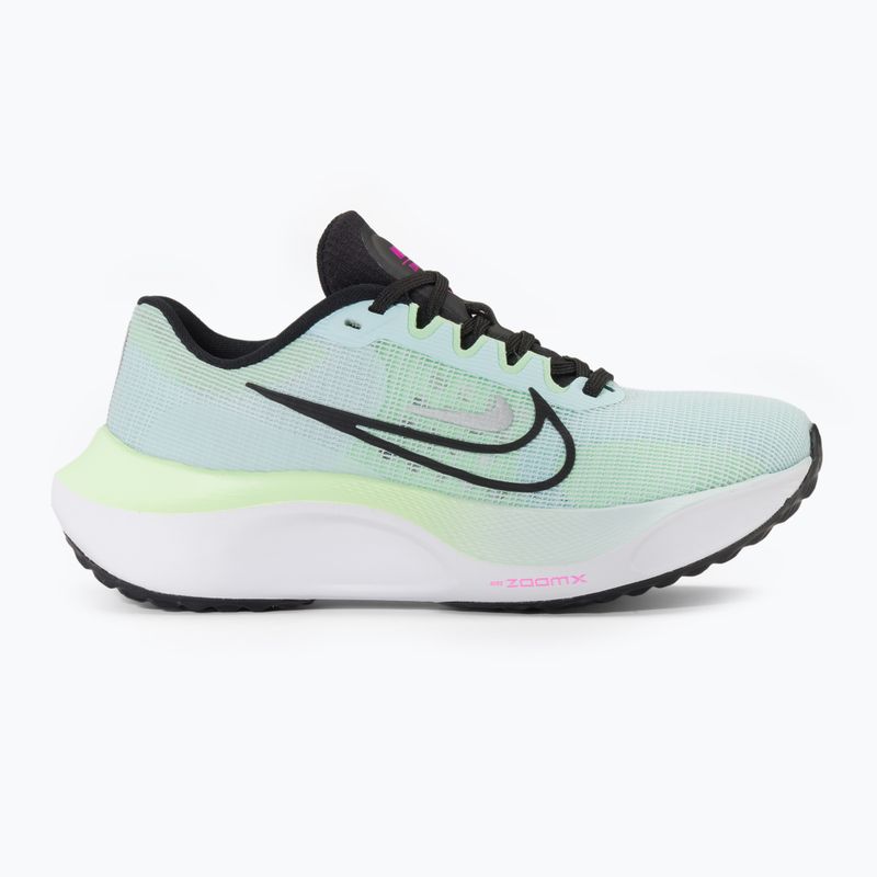 Nike Zoom Fly 5 women's running shoes glacier blue/vapor green/black 2