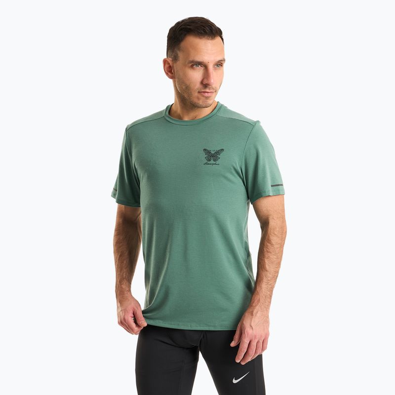 Men's Nike Dri-Fit Rise 365 Running Division bicoastal/barely green/black t-shirt