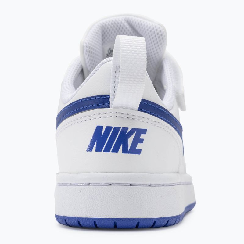 Nike Court Borough Low children's shoes Recraft white/hyper royal 6