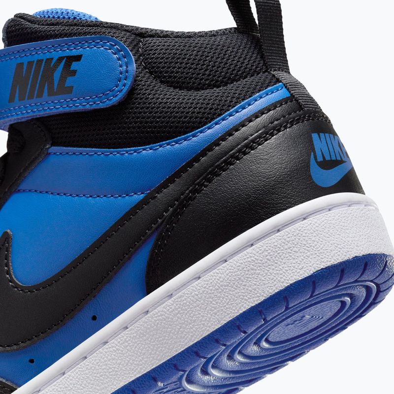 Children's shoes Nike Court Borough Mid 2 game royal/white/black 9