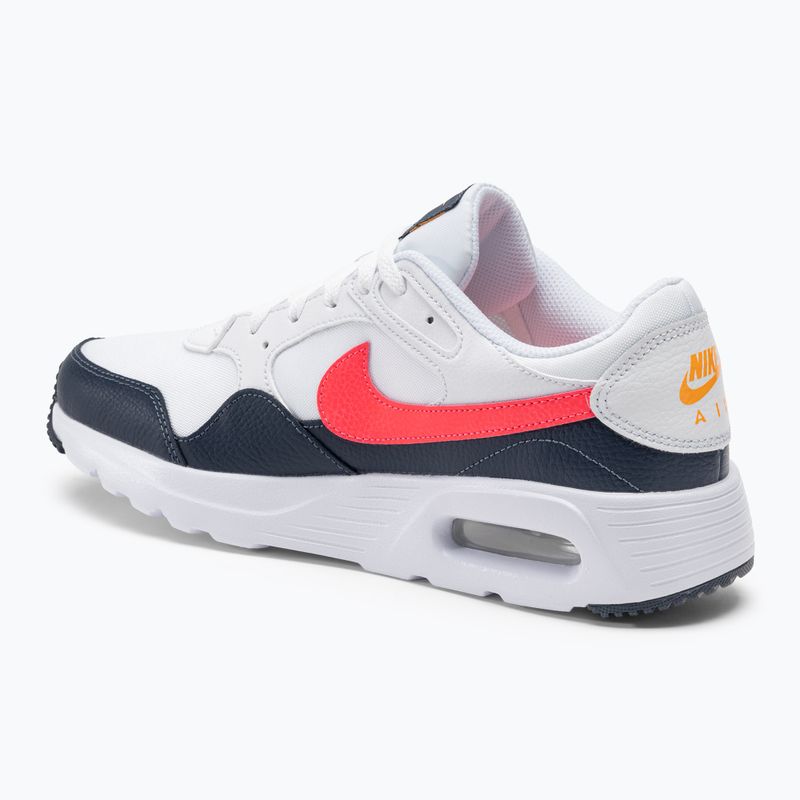 Men's Nike Air Max Sc white / thunder blue / racer pink / laser orange shoes 3