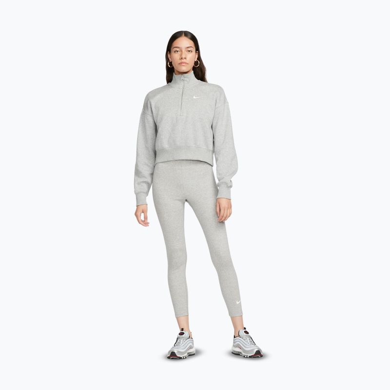 Women's leggings Nike Sportswear Classic dark grey heather/sail 2