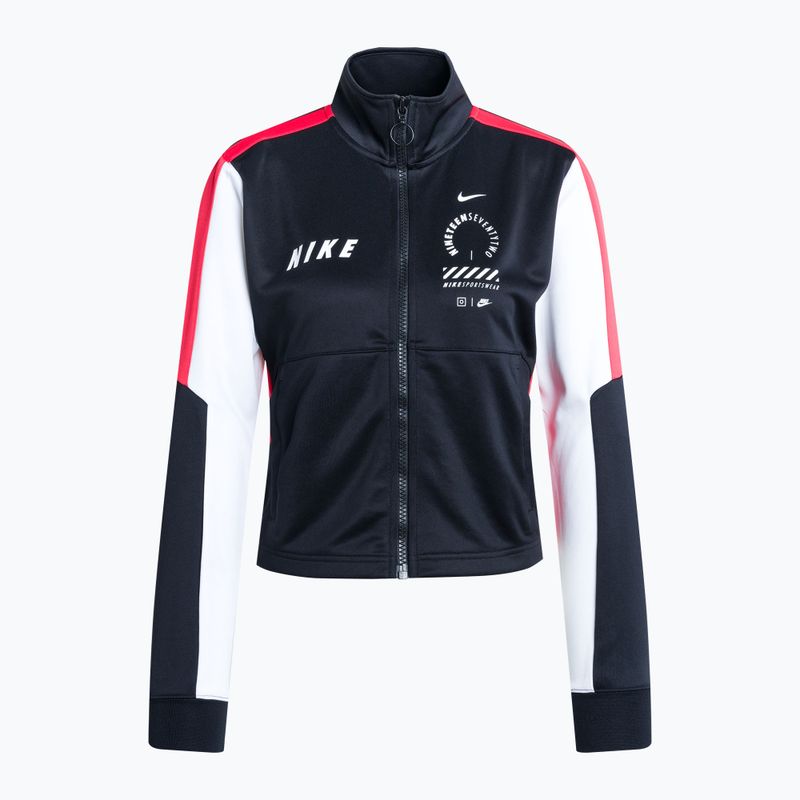 Women's Nike Sportswear Tracksuit Top black/light crimson/white