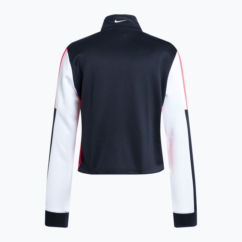 Women's Nike Sportswear Tracksuit Top black/light crimson/white 2