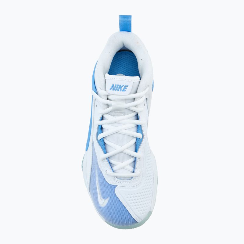 Nike React Hyperset 2 volleyball shoes white/white/valor blue 5