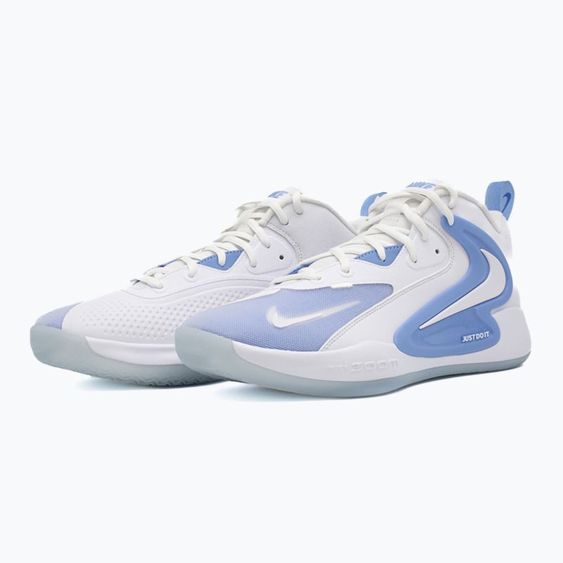 Nike React Hyperset 2 volleyball shoes white/white/valor blue 3