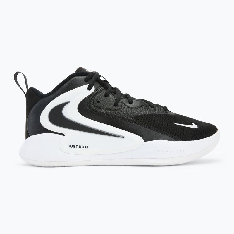 Nike React Hyperset 2 volleyball shoes black/black/white 2