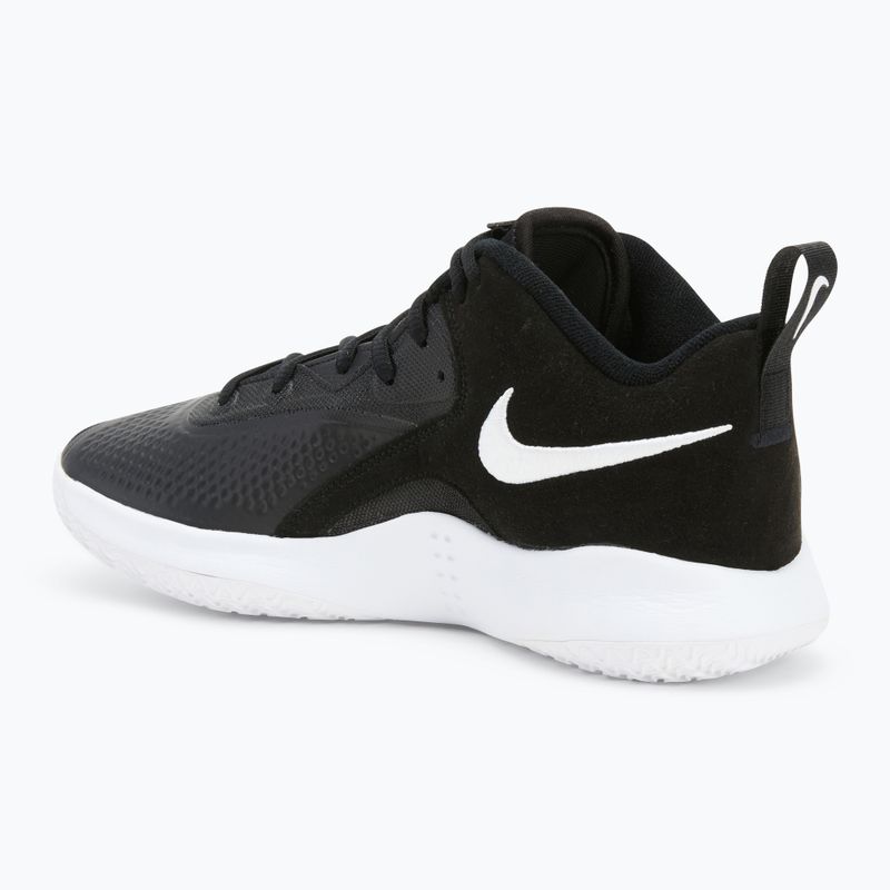 Nike React Hyperset 2 volleyball shoes black/black/white 3
