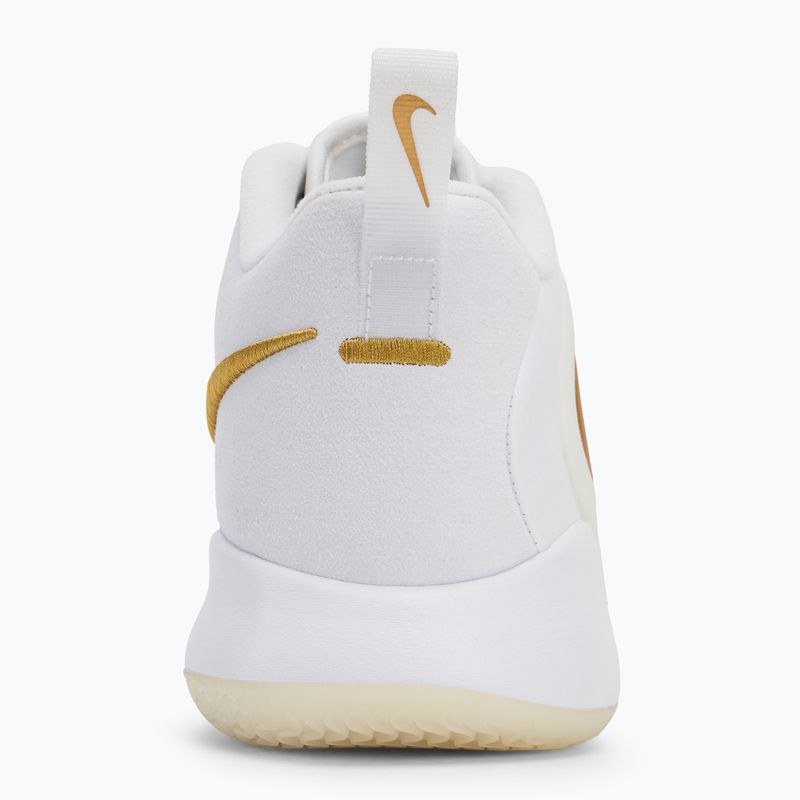 Nike React Hyperset 2 volleyball shoes white/white/metallic gold 6