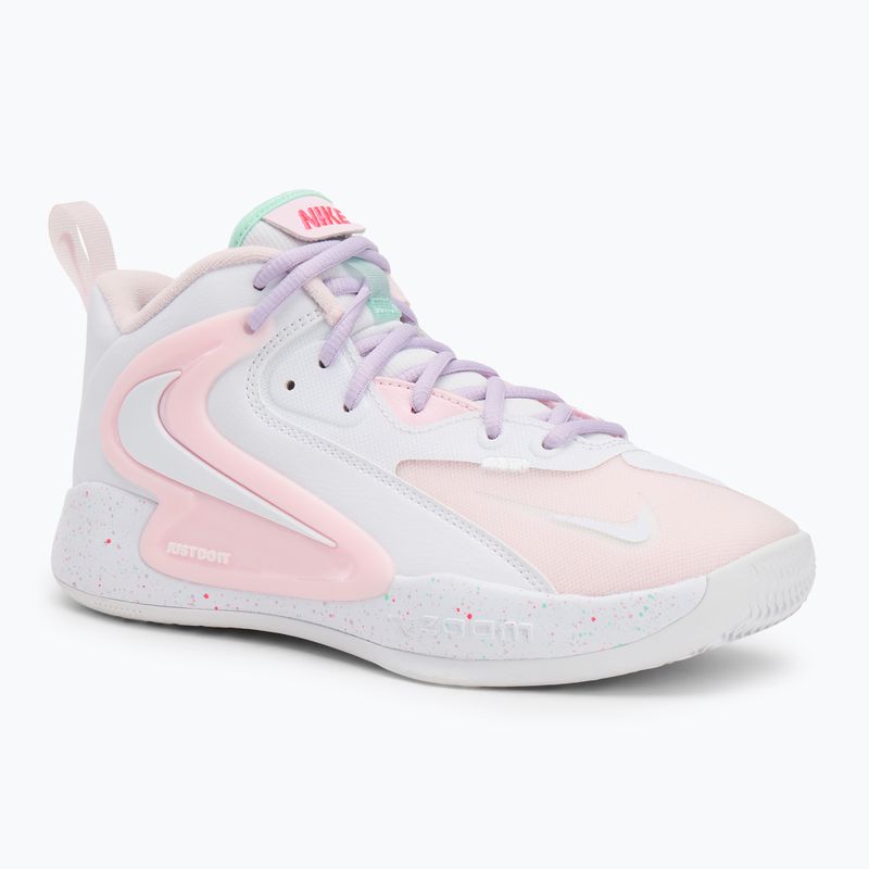 Nike Hyperset 2 SE shoes white/hyper pink/mint foam/violet mist/pink foam