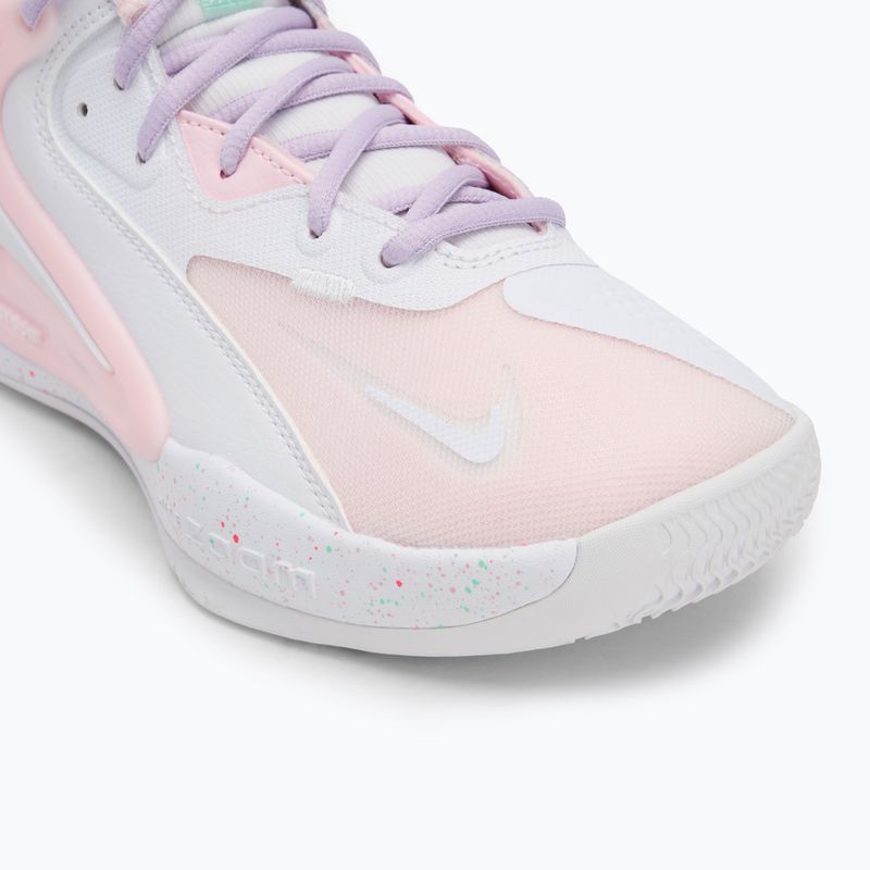Nike Hyperset 2 SE shoes white/hyper pink/mint foam/violet mist/pink foam 7