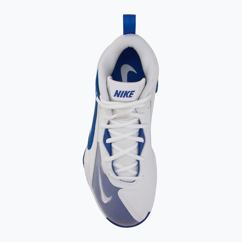 Nike React Hyperset 2 volleyball shoes white/white/game royal 5