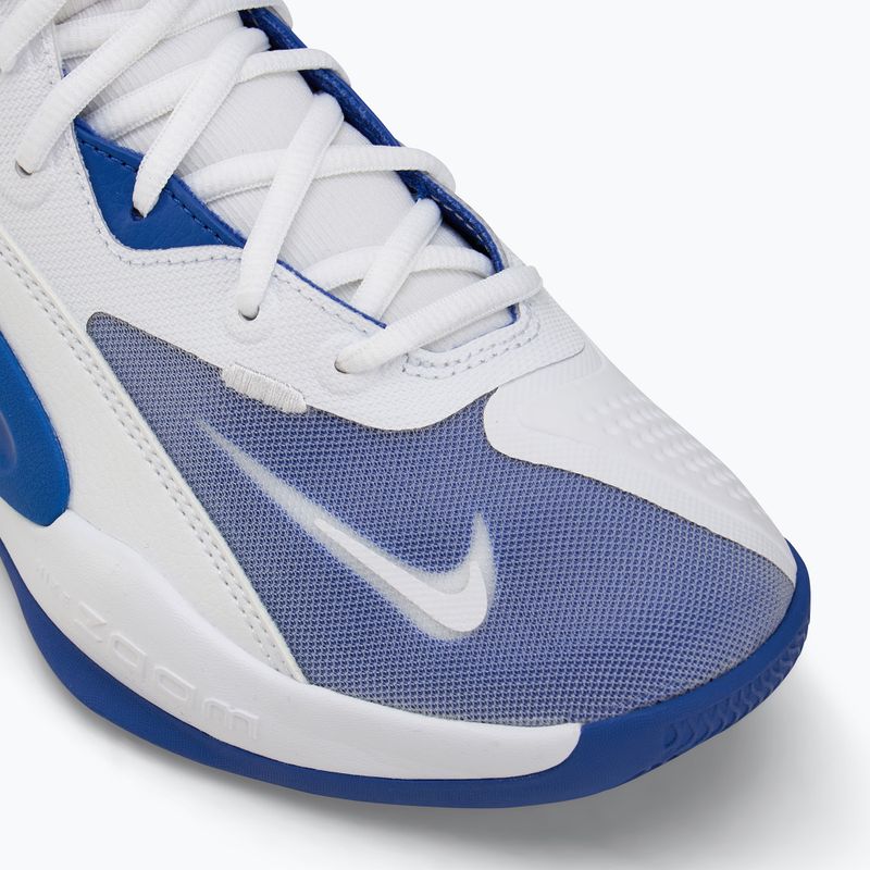 Nike React Hyperset 2 volleyball shoes white/white/game royal 7