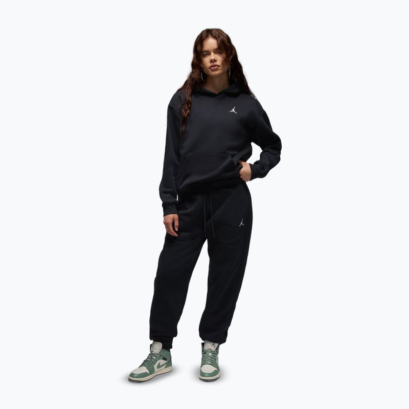 Women's sweatshirt Jordan Brooklyn Fleece Hoodie black/white 2