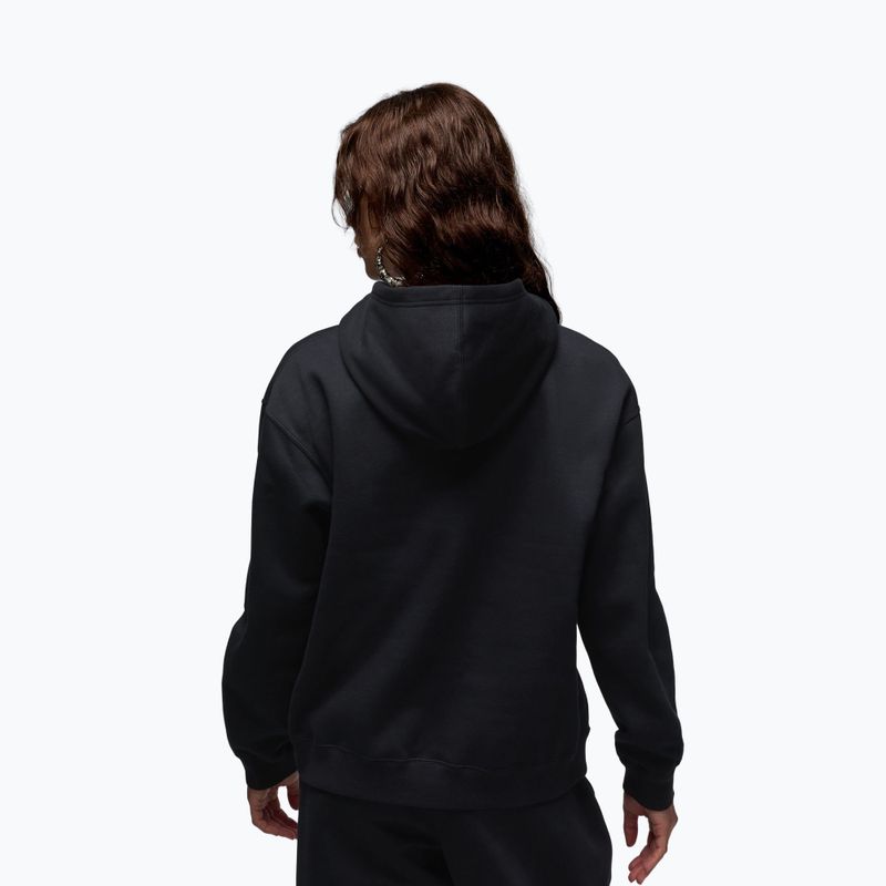 Women's sweatshirt Jordan Brooklyn Fleece Hoodie black/white 3