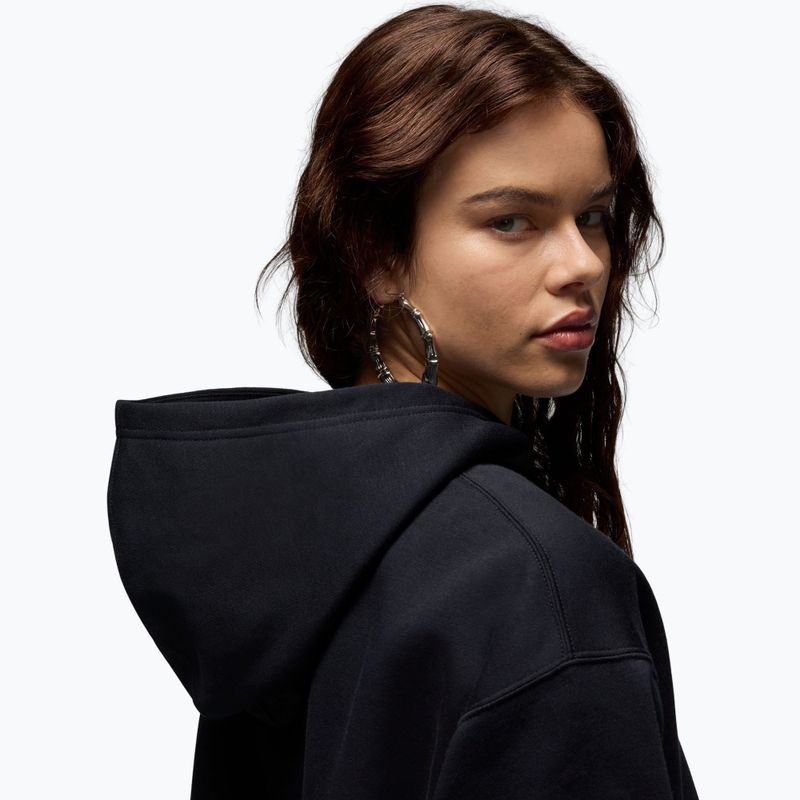 Women's sweatshirt Nike Jordan Brooklyn Fleece Hoodie black/white 5