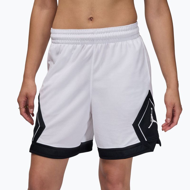Women's basketball shorts Nike Jordan Sport Diamond 4" white/black/black/white 3