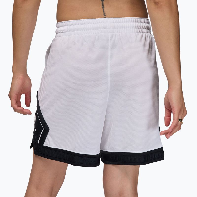 Women's basketball shorts Nike Jordan Sport Diamond 4" white/black/black/white 4
