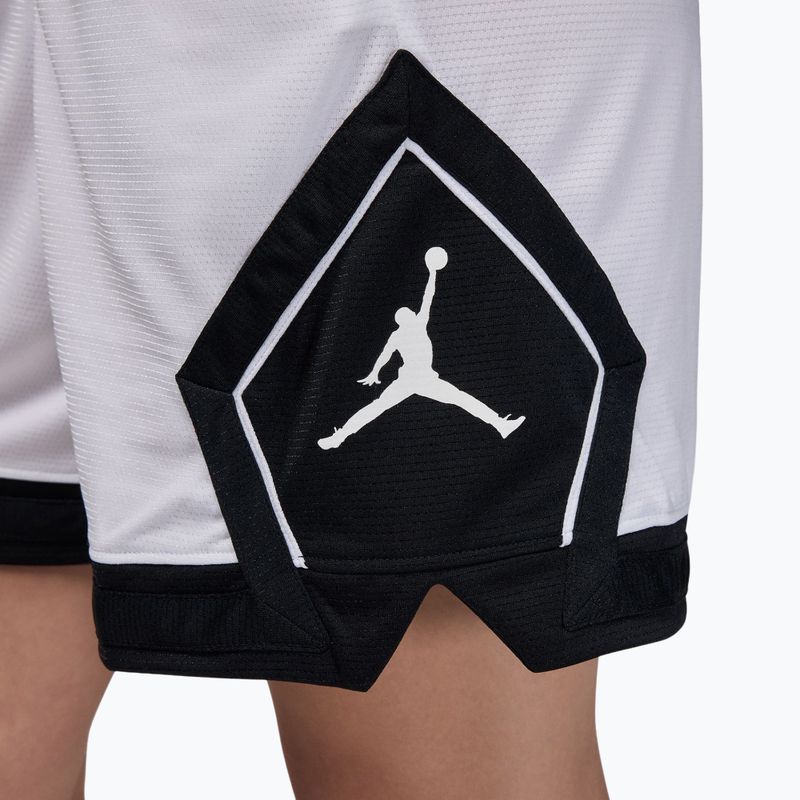 Women's basketball shorts  Jordan Sport Diamond 4" white/black/black/white 7