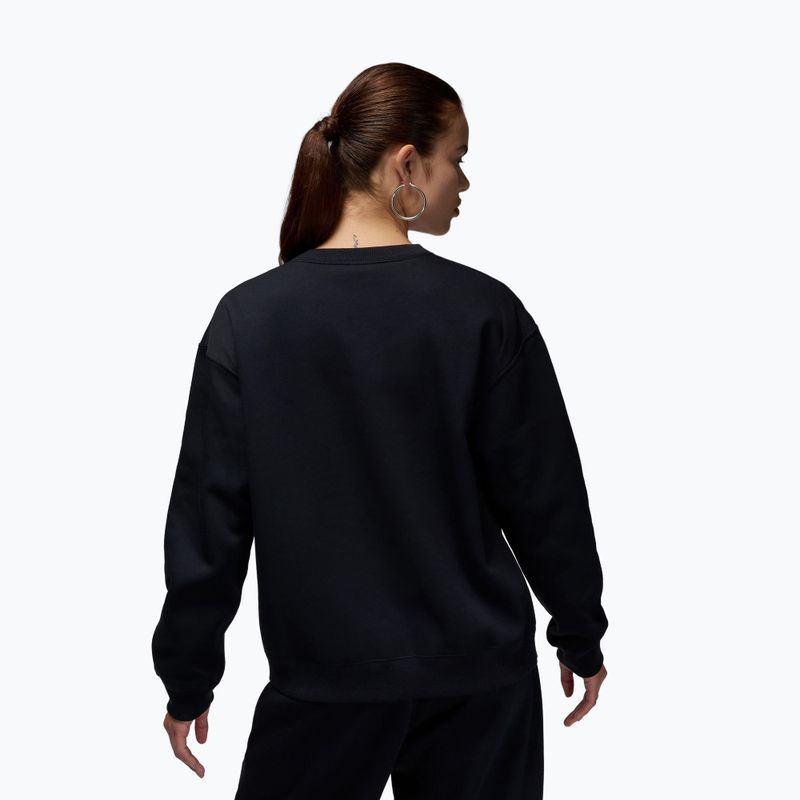 Women's sweatshirt Nike Jordan Brooklyn Fleece black/white 3
