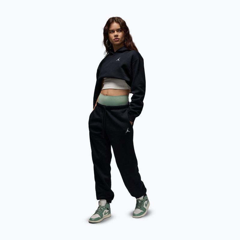 Women's trousers Jordan Brooklyn Fleece black/white 2