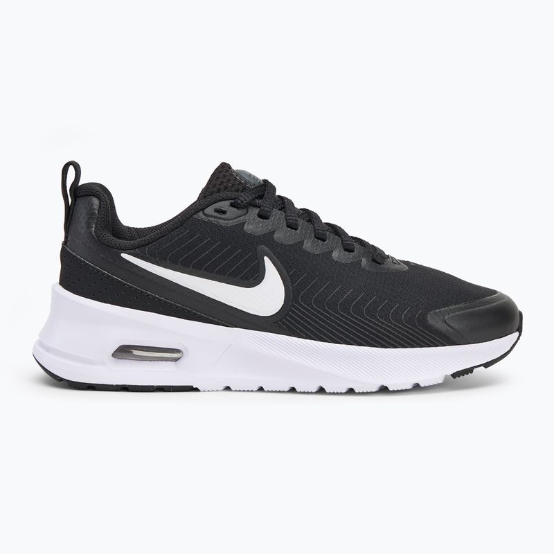 Nike Air Max Nuaxis women's shoes black/dark grey/comet red/white 2