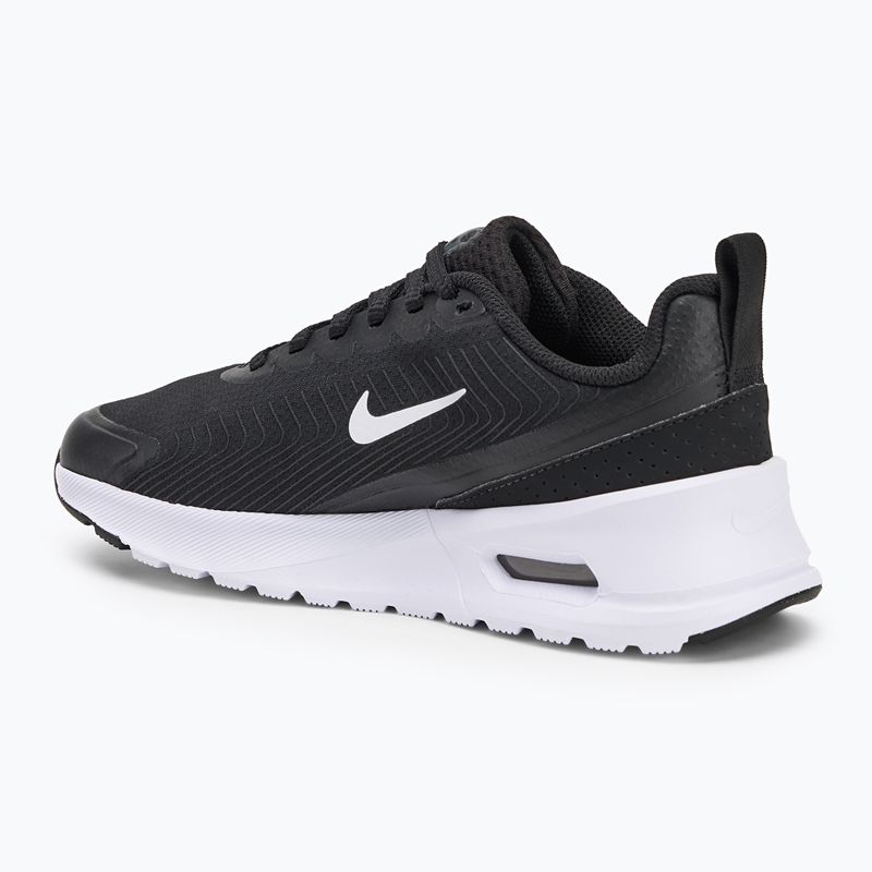 Nike Air Max Nuaxis women's shoes black/dark grey/comet red/white 3