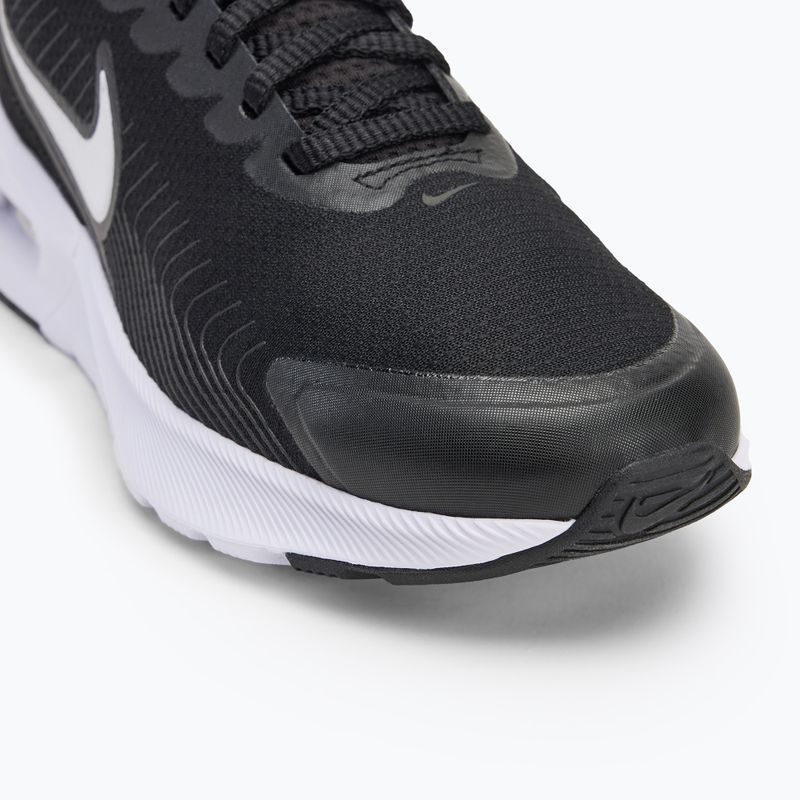 Nike Air Max Nuaxis women's shoes black/dark grey/comet red/white 7