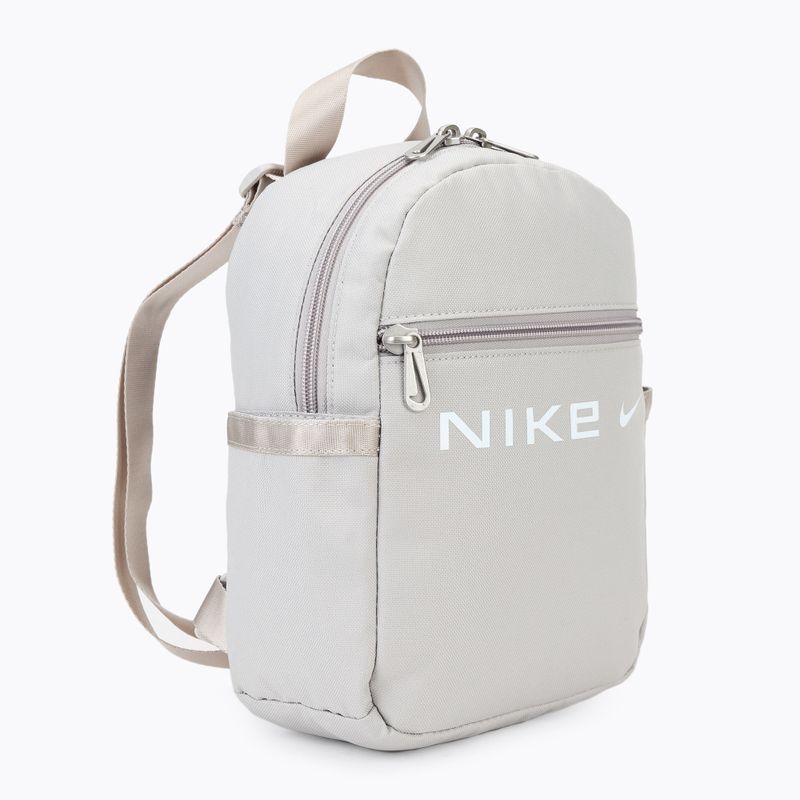 Women's Nike Sportswear Futura Mini 6 l light iron ore/light iron ore/white urban backpack 2