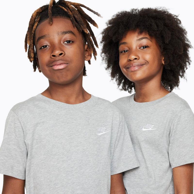 Children's T-shirt Nike Sportswear dark grey heather 4