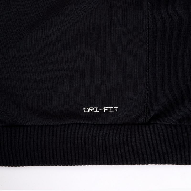 Men's Basketball Sweatshirt Nike Standard Issue Dri-Fit Full-Zip Hoodie black/pale ivory 5